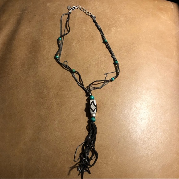 Nine West Vintage America tassel bar necklace - Picture 3 of 6